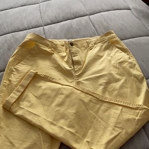 Yellow GAP Girlfriend Khaki